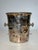 Elegant vintage ice bucket by Christofle, crafted in silver-plated metal with a beautifully patinated exterior. This...