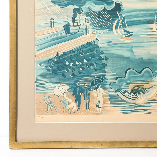 Post Impressionist Lithograh Entitled “le Havre” by Raoul Dufy For Sale In New York - Image 6 of 11
