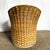 Boho Chic Woven Wicker Lounge Chair For Sale In Miami - Image 6 of 9