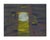 Wonderful 1980's abstract of sunset through Golden Gate Bridge arch. Unsigned. Presented in rustic painted wood frame....