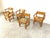 Brown Vintage Scandinavian Pinewood Dining Chairs from GM Mobler, 1960s, Set of 5 For Sale - Image 8 of 13