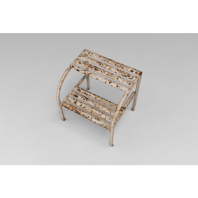 Small Antique Steps in Steel, 1890s For Sale - Image 3 of 7