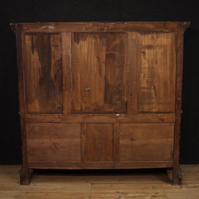 Carved Wooden Cabinet, 1950s For Sale - Image 4 of 13