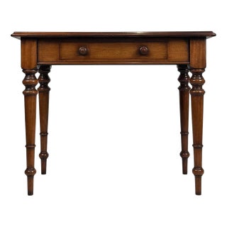 Antique English Victorian Mahogany Side Table, 1800s For Sale