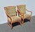 1970s Pair of Vintage McGuire Orlando Diaz-Azcuy Bamboo Rattan Chairs W Leather Straps For Sale - Image 5 of 18