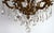 Metal Palwa Brass Lead Crystal Six Liight Chandelier 6 Lights from Palwa, 1960s For Sale - Image 7 of 15