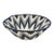Early 20th Century Sisal Handwoven Blue and White Star Basket Eswatini 7inch For Sale