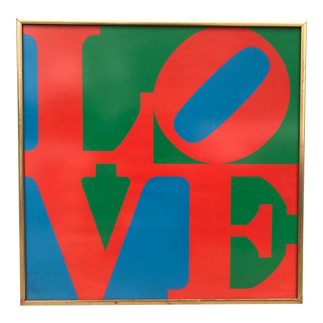 Robert Indiana “Love” 1967 Limited Edition Framed Pop Art Screenprint
