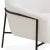 2020s Lua Cream Chenille Accent Chair For Sale - Image 5 of 9