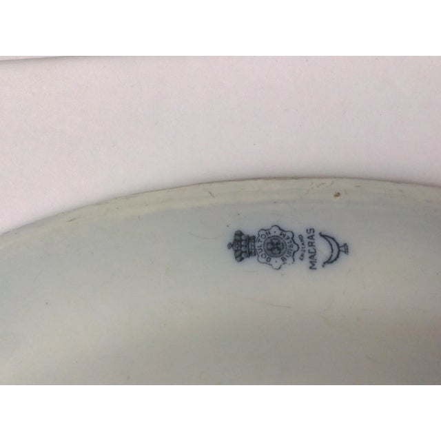 Blue & White Chinoiserie Platter For Sale In San Antonio - Image 6 of 9