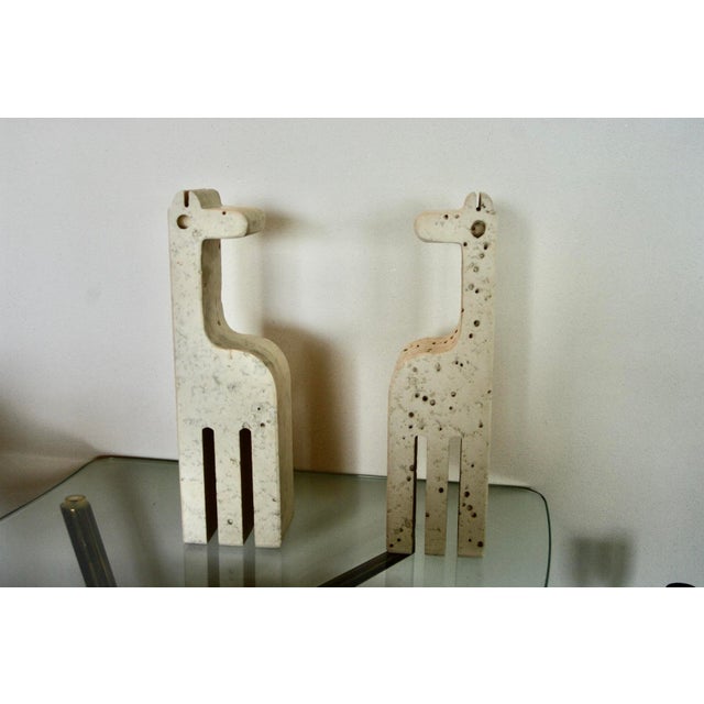 1970s Giraffe Bookends by Enzo Mari for Fratelli Manelli, 1970, Set of 2 For Sale - Image 5 of 10