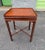 A 20th Century Mahogany with cross Stretcher leg support with solid Gallery top Side Table. Measures 19" in width 16" in...