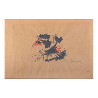 Carlo Montesi, Abstract Bird, 1966, Pen For Sale