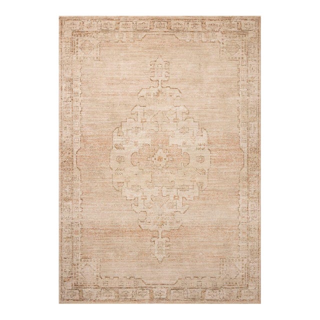 Chris Loves Julia x Loloi Palma Spice / Natural 6'-3" x 9'-6" Area Rug For Sale