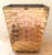 Vintage Brass Woven Wastebin/Planter With Zinc Insert For Sale - Image 4 of 10