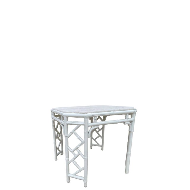 Contemporary Bamboo-Style Side Tables by Century Furniture, Set of 4 For Sale - Image 3 of 5