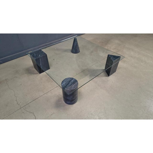 Gold Vintage Italian Marble Coffee Table, 1970s For Sale - Image 8 of 16