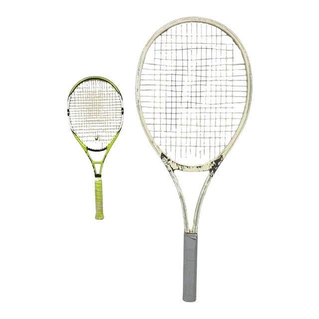 Vintage 53" Oversize Prince Pop Art Wooden Tennis Racquet Store Display For Sale