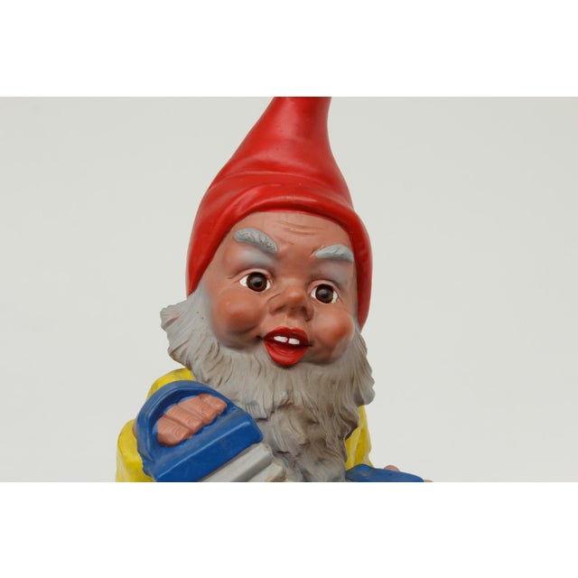 1960s Garden Gnome with Accordion from Heissner, 1960s For Sale - Image 5 of 9