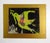 Mid-Century Modern Mid 20th Century Josephine Mahaffey Abstract Dove Painting Texas Artist For Sale - Image 3 of 3