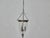 English Midcentury Nickel Bell Lantern With Glass Dome and Three Lights For Sale - Image 13 of 16