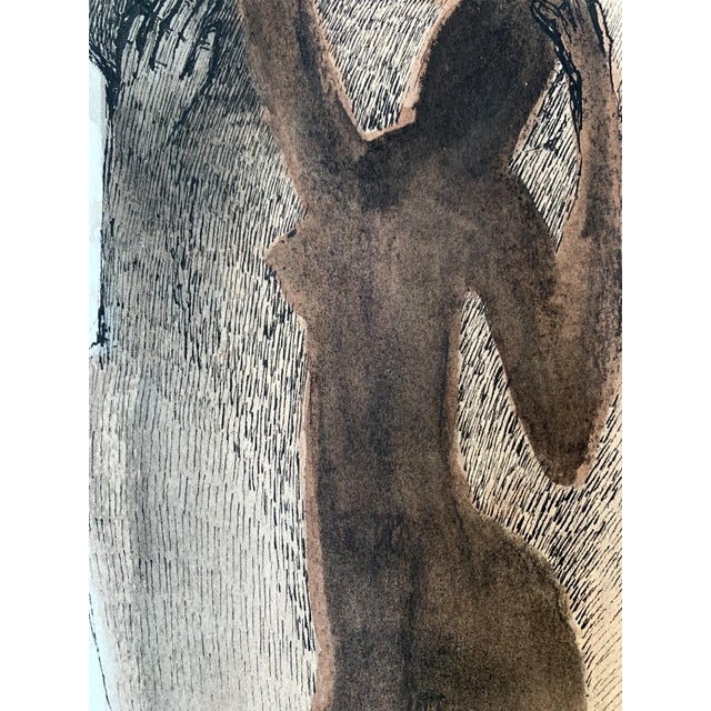 Paper Jolanta Johnsson, Yearning, Mixed Media on Paper, 1997 For Sale - Image 7 of 9