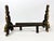 French Louis XV Style Bronze Andirons, 1800s, Set of 2 For Sale - Image 5 of 11