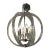 Visual Comfort Signature Crystal Cube Six-Light Chandelier For Sale