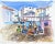 Coastal 1991 Fred Atkinson Fuengirola Spain Coastal Watercolor For Sale - Image 3 of 3