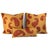 2020s Scalamandre Katmandu in Gold and Red Lumbar Pillow Cover -Gold and Red Paisley Rectangle Cushion Cover For Sale - Image 5 of 5
