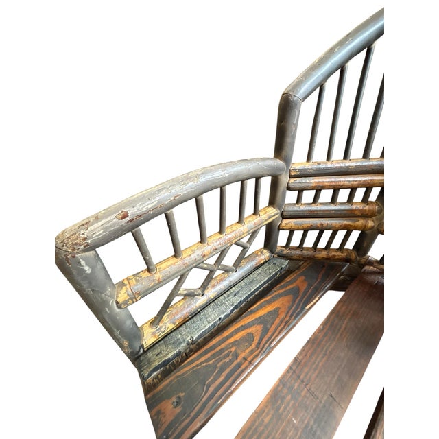 Brighton Pavillion-Style Bamboo and Wood Brighton Chair For Sale In Greensboro - Image 6 of 7