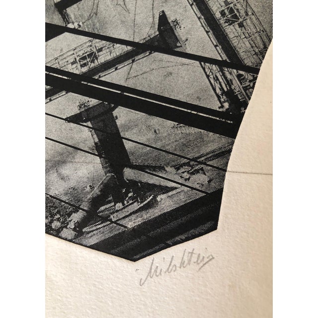 Zvi Milshtein, Erotic Nude French Surrealist Aquatint Etching Photo Collage Silkscreen Print, c.1960s For Sale In Miami - Image 6 of 7