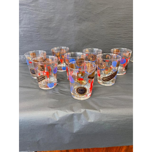 1950s Designer Meth Vintage Highball Glasses- Set of 8 For Sale In Saint Louis - Image 6 of 6