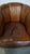 Cognac-Colored Leather Club Chair For Sale - Image 6 of 12