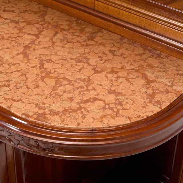 Antique French Art Nouveau Louis Majorelle Mahogany Buffet / Server Cabinet For Sale In New York - Image 6 of 12