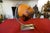 Black Art Deco Glass Paste Table Lamp from Noverdy, 1920s For Sale - Image 8 of 8