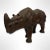 A high quality vintage Mid-Century leather-wrapped rhino sculpture that was crafted in the mid 20th century. The sculpture...