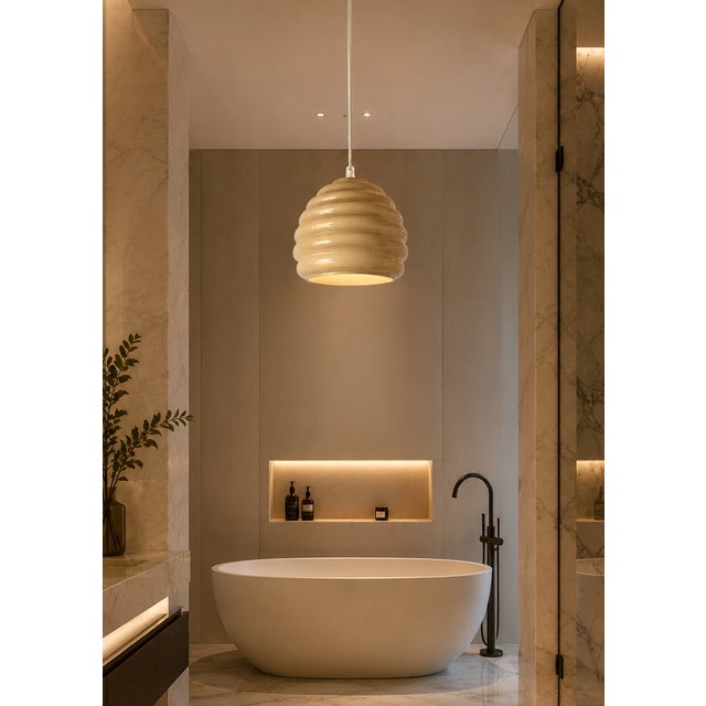 Dune S Murano Hanging Lamp with Cased Glass, 2010s For Sale - Image 4 of 18
