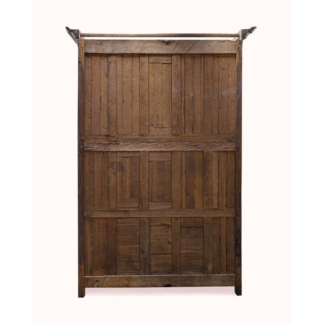 Antique French Marriage Armoire For Sale - Image 13 of 14