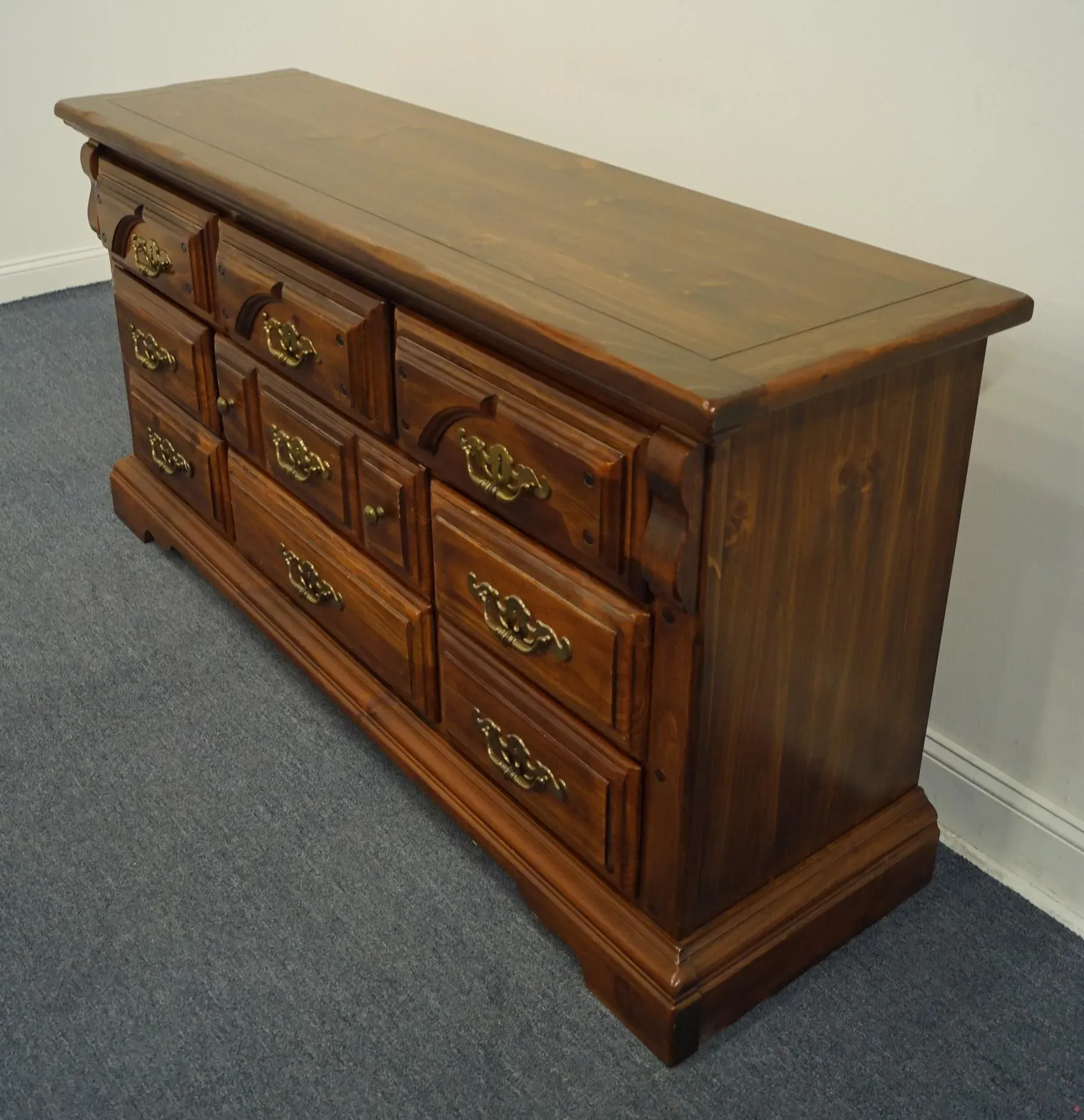 American Drew Solid Pine Rustic Country French 67