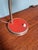 1950s Articulated Desk Lamp in Red Lacquered Metal, 1950s For Sale - Image 5 of 13
