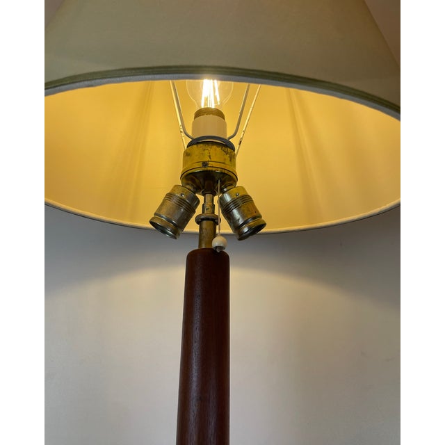 Mid-Century Teak Floor Lamp from Kirk, Denmark, 1960s For Sale - Image 14 of 16