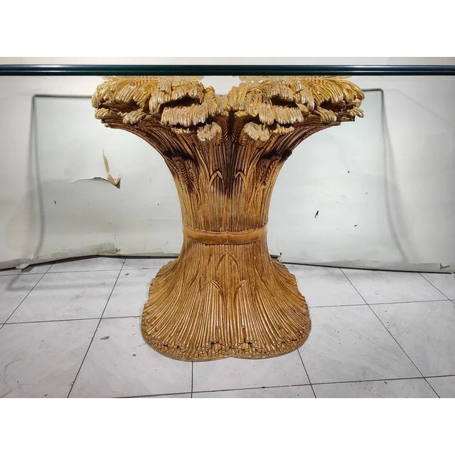 French Dining Table with Harvest Allegory, 1950s For Sale - Image 3 of 12