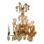 Early 20th Century French Maison Bagues Gilt Bronze and Crystal Chandelier For Sale