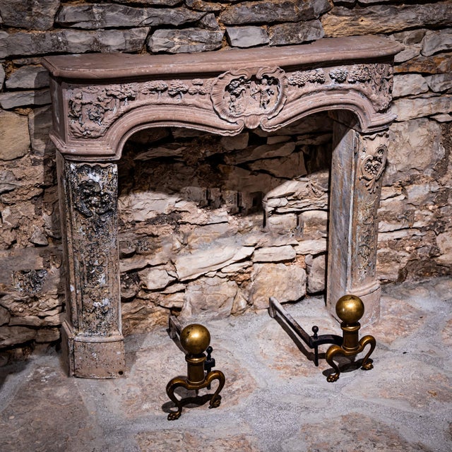 Baroque Fireplace Surround with Scenes from the Myth of Apollo and Daphne, Southwestern Germany, 18th Century For Sale - Image 5 of 13