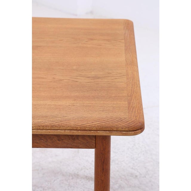 Vintage Danish Extendable Teak Dining Table from Hans J. Wegner For Sale - Image 8 of 16