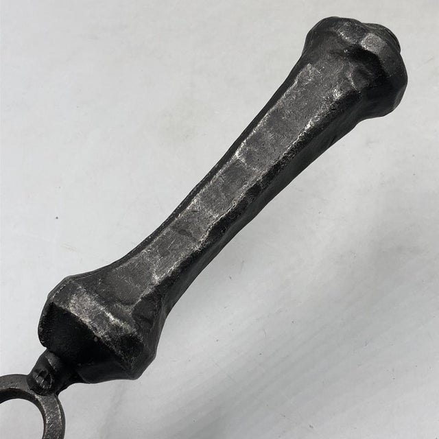 Wrought Iron Fireplace Set, 1940s, Set of 4 For Sale - Image 12 of 18