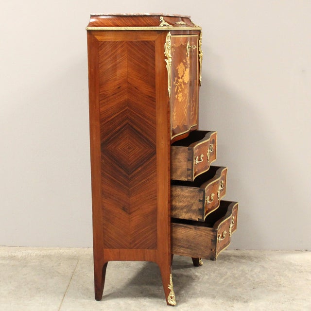Antique Napoleon III Secretaire, 1800s For Sale - Image 5 of 18