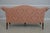 Southwood Damask Upholstered Clawfoot Sofa For Sale - Image 14 of 18