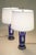 1930s Cobalt Noritake Wedgewood Jasperware Style Neoclassic Art Deco Table Lamps - a Pair For Sale - Image 11 of 15